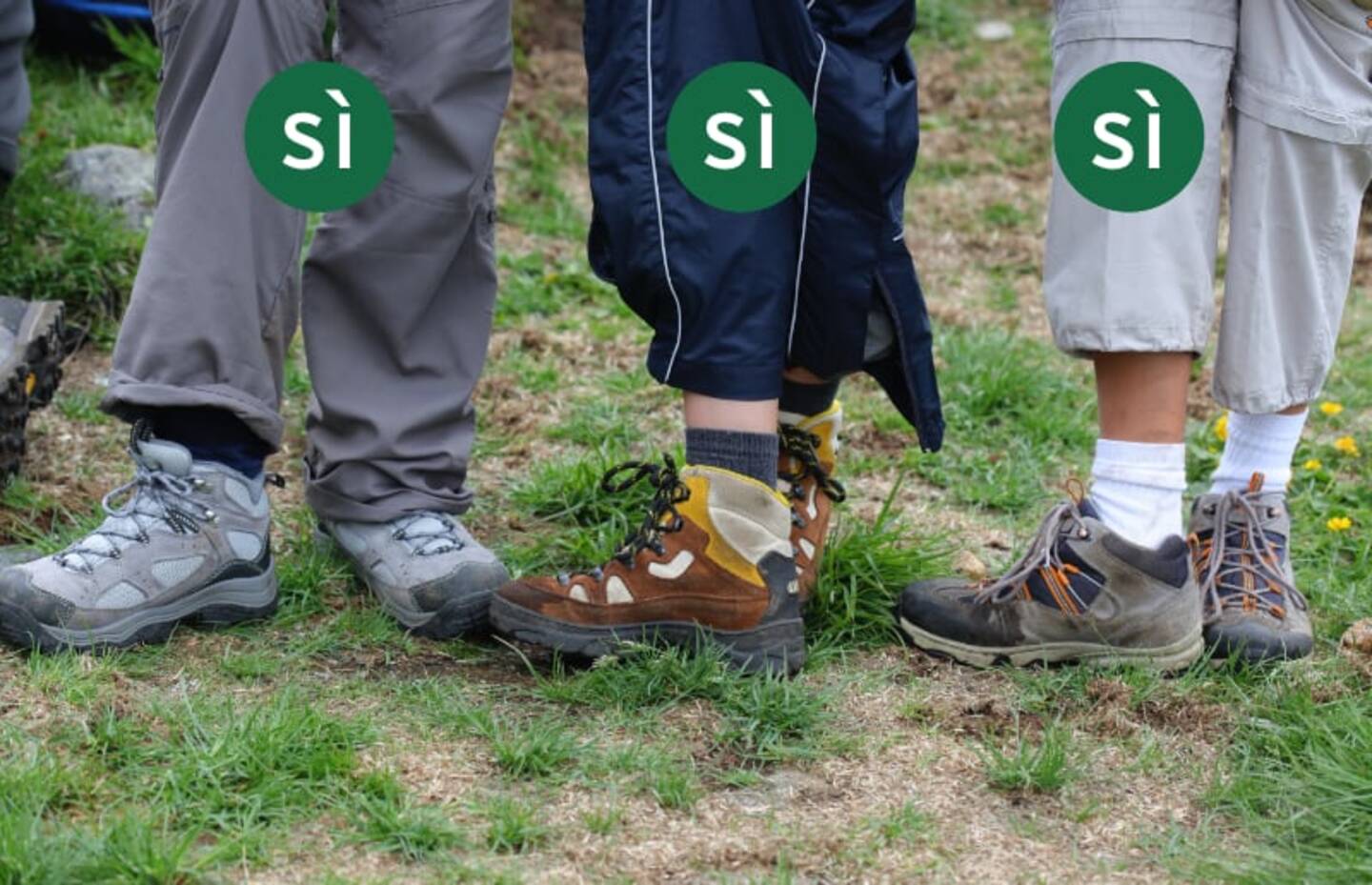 Equipaggiamento a confronto - scarpe.